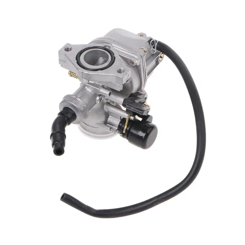 Серебристый МОТОЦИКЛ КАРБЮРАТОР PZ19 19 мм 50cc 70cc 90cc 110cc 125cc ATV Dirt Bike Go Kart Carb Choke Taotao карбюратор - Цвет: Серебристый