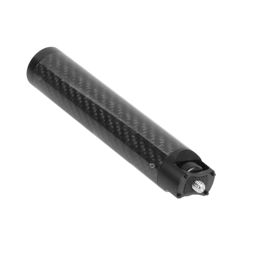 Carbon Fiber Handle Gimbal Grip 1/4" Cold Shoe Mount Adapter for Zhiyun WEEBILL S LAB Stabilizer Handgrip for Monitor Microphone handheld gimbal accessories