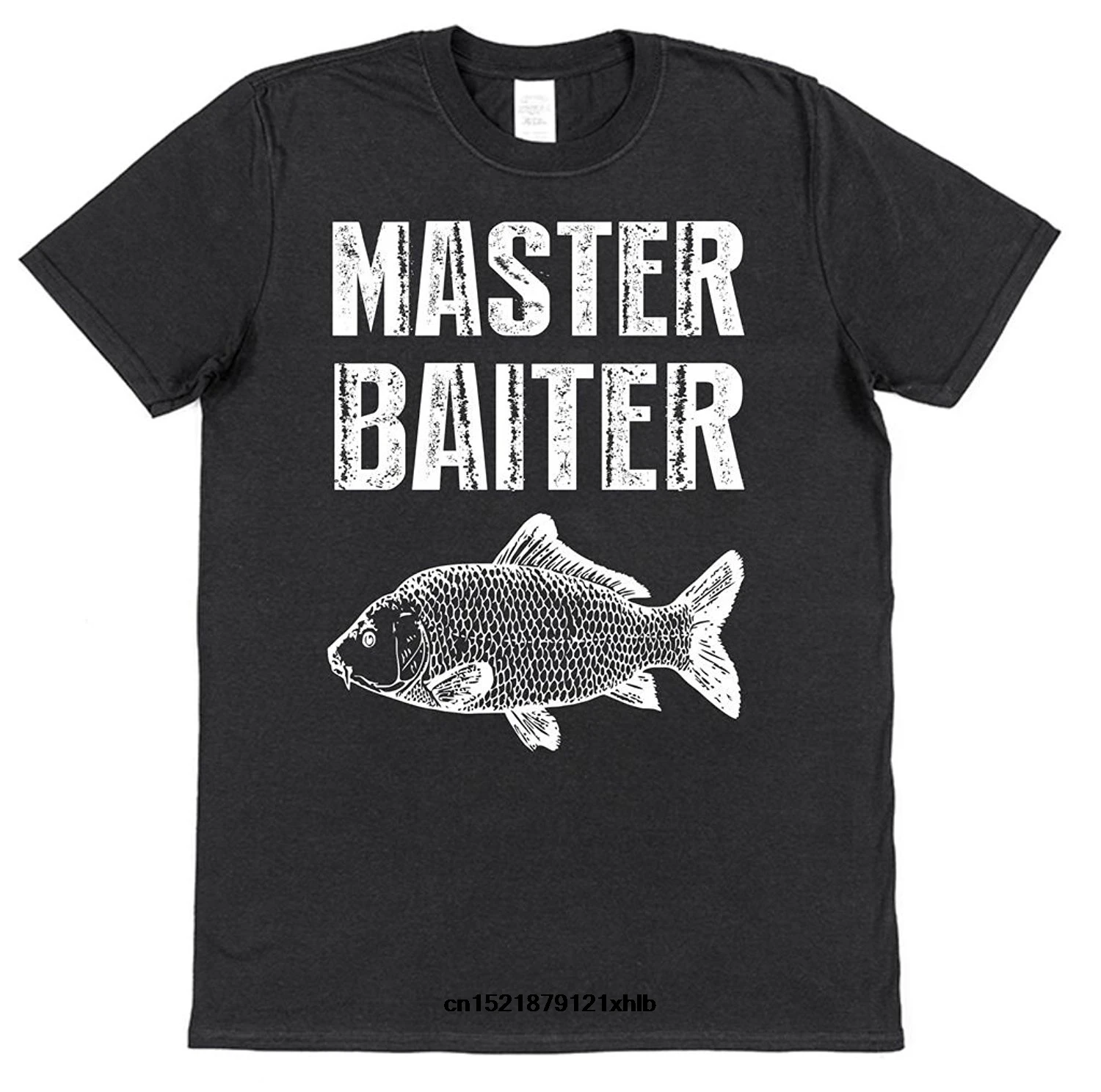 Men t shirt Master Baiter Gift for Fisherman Rude t-shirt novelty tshirt women | Мужская одежда