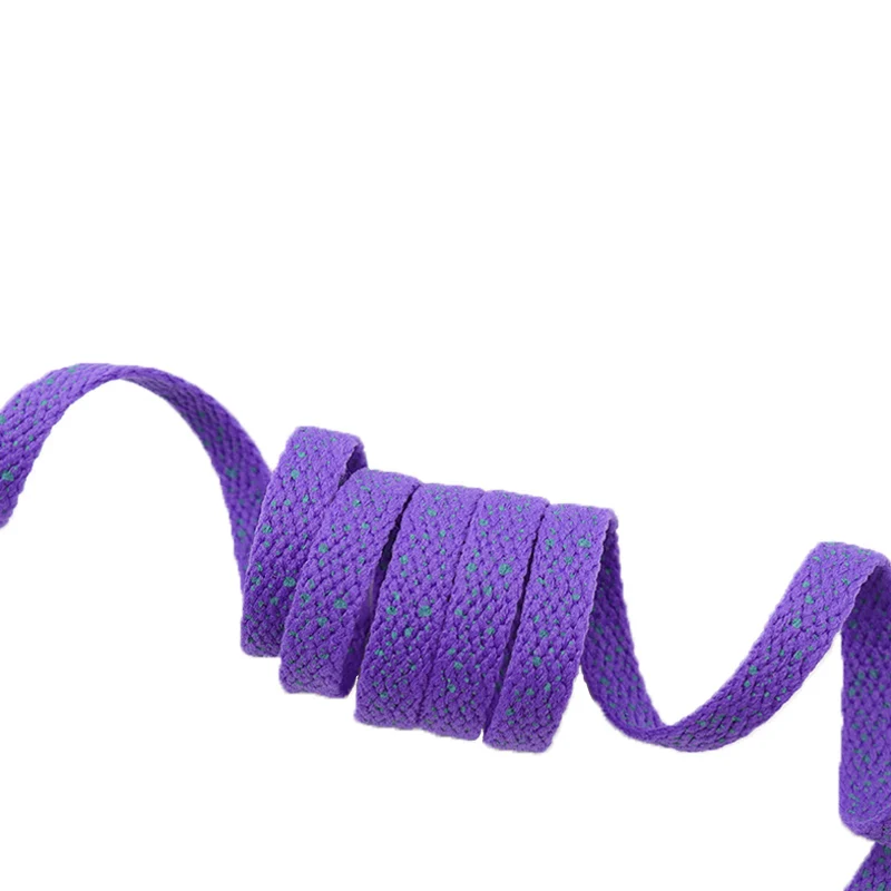(100 Pairs/Lot) Weiou Sports Shoelaces Splatter Flat Shoe Laces Custom White Shoelace Replacement Boot Laces Speckled Wholesales