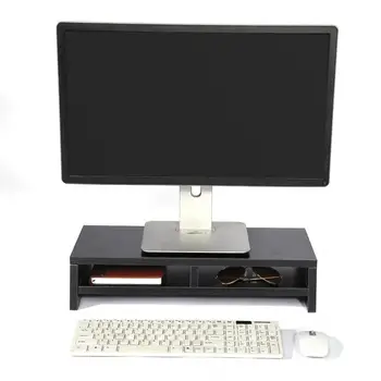 

Desktop Monitor Stand LCD TV Laptop Rack Computer Screen Riser Shelf Platform Office Desk