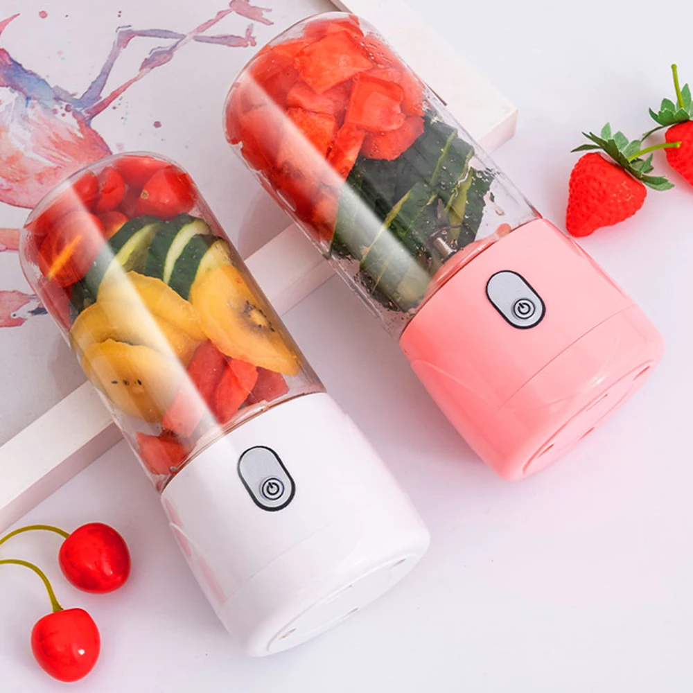 

Mini USB Rechargeable Portable Electric Juicer Fruit Vegetable Mixer Ice Smoothie Maker Blender Machine Juicing Cup With Cover