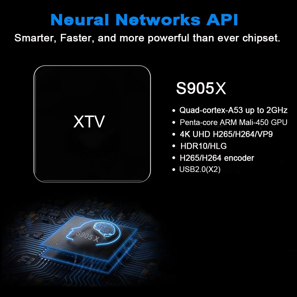 MyTV Smart Android 7.1 TV Box Amlogic S905X Profreeional Stalker with Xtream codes Iptv boxes Media Player