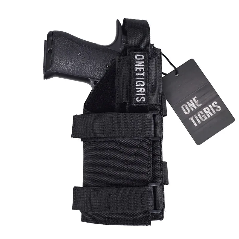 

OneTigris Tactical Gun Holster Molle Modular Belt Pistol Holster for Right Handed Shooters Glock 17 19 22 23 31 32 34 35