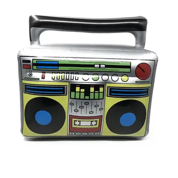

New Inflatable Music Balloon Pvc Simulation Inflatable Radio Musical Instrument Ornaments Photo Props