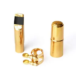 Musical Instruments Practical Professional With Cap Tone Alto Sax 5C/6C/7C/8C Nozzle Saxophone Mouthpiece Metal Accessories