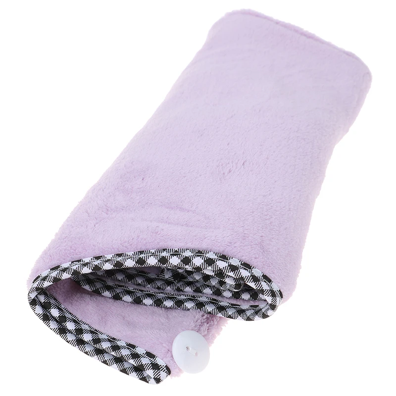 60*45 см сухая шапочка для волос из микрофибры кораллового флиса шапочка для душа простая быстросохнущая обертка полотенце
