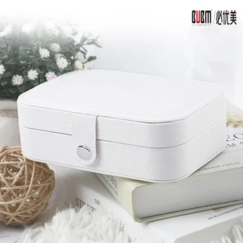 

BUBM Jewelry Box Storage Box Ring Display Lady Case Portable Jewelry Organizer Display Case Button Storage Jewelers Boxes