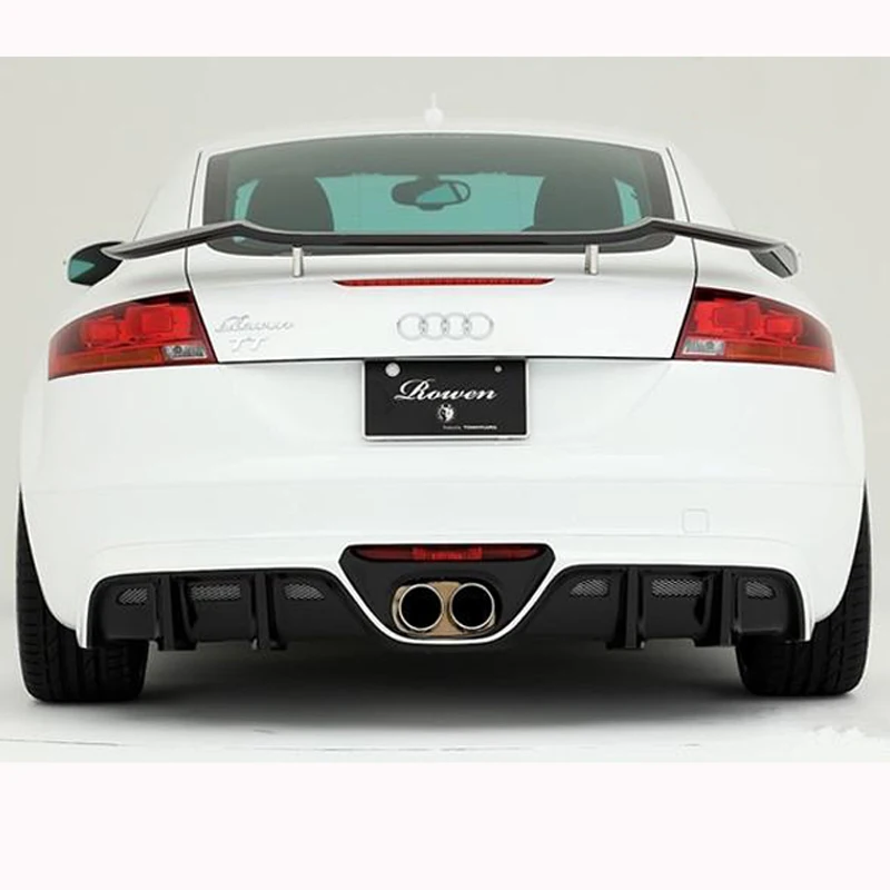 Спойлер для Audi TT TTS TTRS 2 двери Sedan GT Sports Style черный спойлер из углеродного волокна