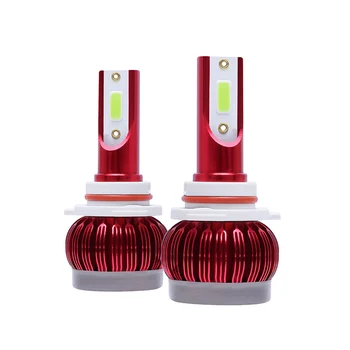 

1 Pair LED Car Light Bulbs 10000LM 72W Super Bright COB Auto Light Auto Led Head Light Car Styling Lamps 8000K Ice Blue
