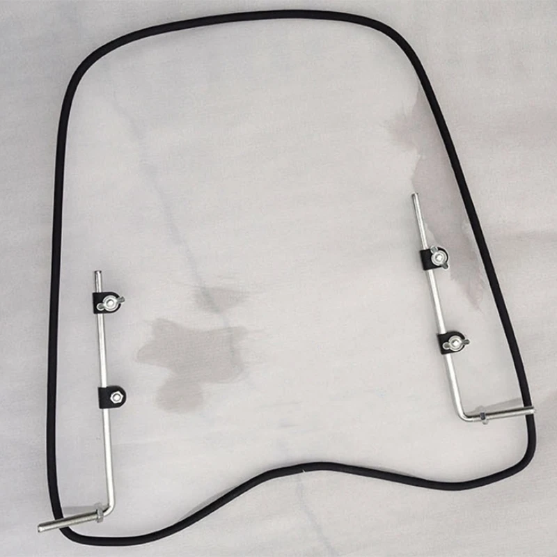 Motocycle Windshield Extension Spoiler Windshield Widened Edging Wind Deflector for Universal Motorcycle
