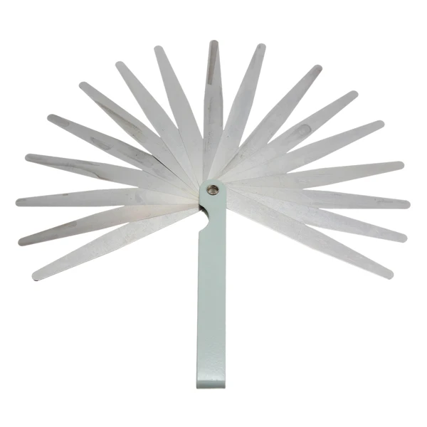 New New 0.02 To 1mm 17 Blade Thickness Gap Metric Filler Feeler Gauge Measure Tool