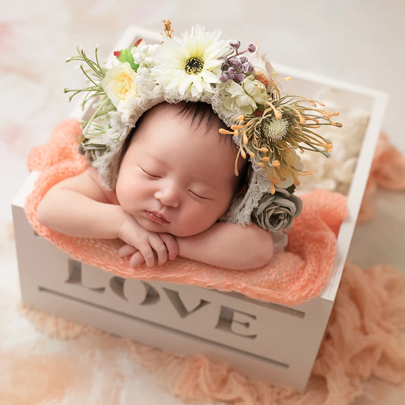 infant flower hats