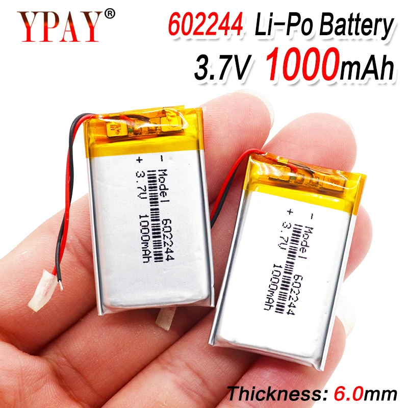 Полимерная батарея 1000 mah 3 7 V 602244 умный дом MP3 колонки литий-ионная для dvd gps mp3 mp4 mp5