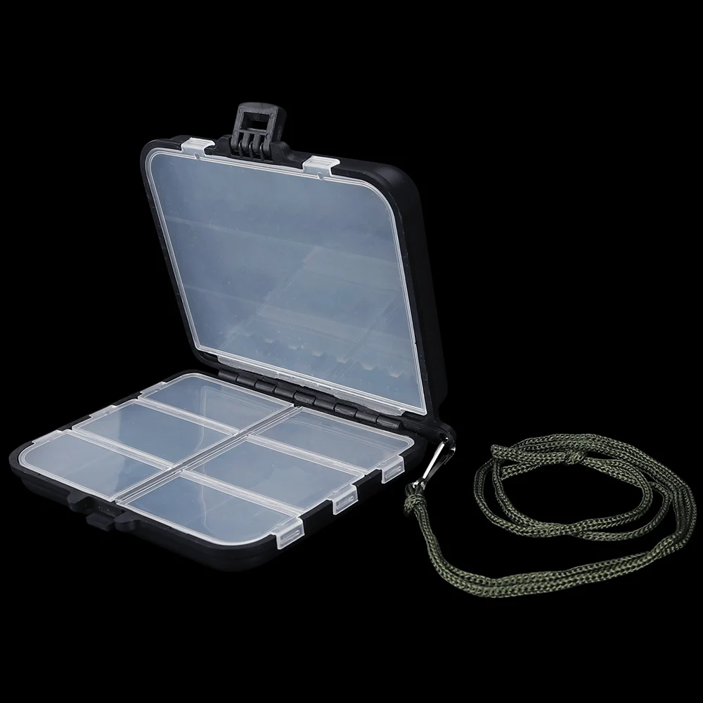 

JACKFISH 18 Compartments Storage Case Fishing Tool Lure Spoon Hook Bait Fishing Box Fishing Tackle Case Holder Accessories Pesca