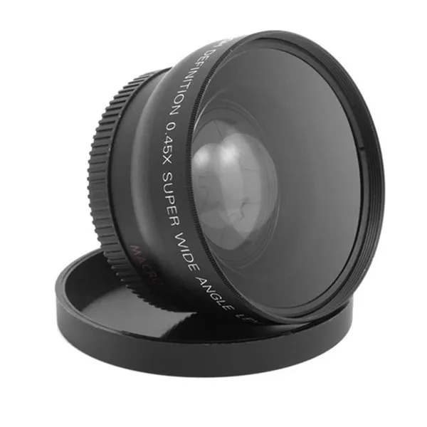 1 комплект 58 мм 0.45x широкоугольный макрообъектив для Nikon D3200 D3100 D5200 D5100 Акция Прямая