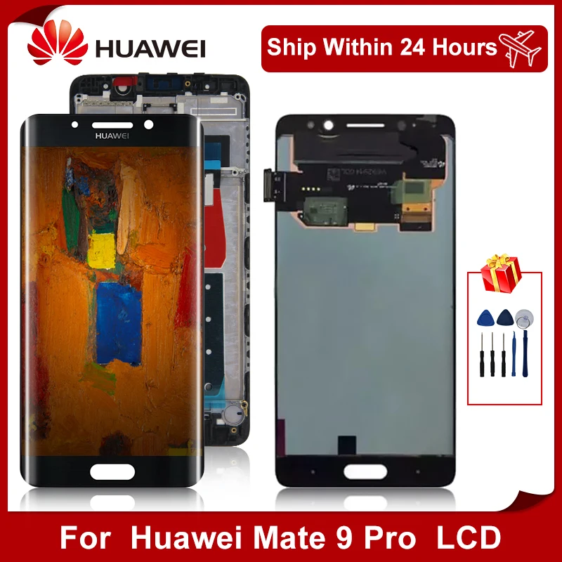 5 &quotОригинальный ЖК дисплей для Huawei Mate 9 Pro сенсорный экран дигитайзер с рамкой