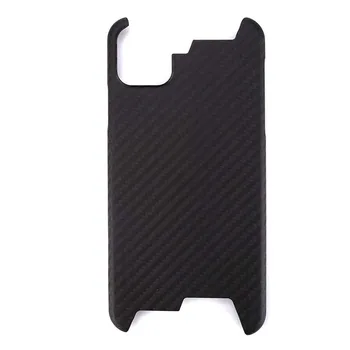 

Real Carbon Fiber Case Free Tempered Glass Case Ultr-thin Aramid Fiber Protective For iphone11 11promax 11pro Cover Coque KS0563