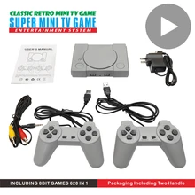 Retro 600 w 1 klasyczny 8 Bit gra wideo konsoli telewizor-Top Box z odtwarzaczem przenośny dla dzieci gier wideo Emulator maszyna do gier