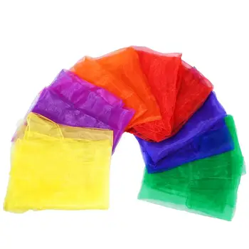 

OULII 12pcs Square Juggling Dance Scarves for Kids and Adults (Assorted Color)
