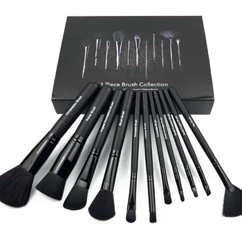 

11 makeup brush sets, beauty tools, delicate hair quality, lip brush, eye shadow brush, blush brush, oblique brush, high light b