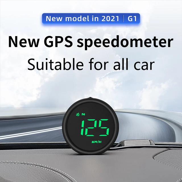 OBDHUD – compteur de vitesse GPS HUD universel pour voiture, affichage tête haute, affichage numérique, alerte sur la vitesse, pare brise, projecteur Auto -2