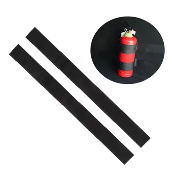 

Car Tail Box Fire Extinguisher Fixing Belt Storage Strip наклейки на авто Stripe Durable