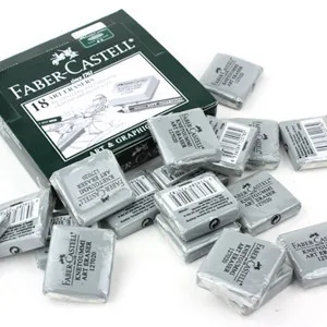 5Pcs [Faber-Castell] Plasticità Eraser Schizzo Eraser Di Arte Super Soft Gomma Non Tossico Verde