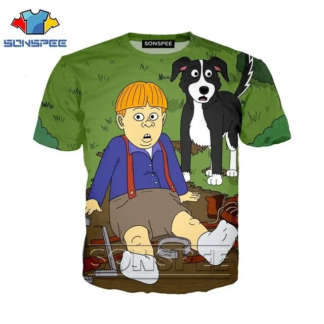 4 SONSPEE, 3d принт, футболка, Mr Pickles, для мужчин и женщин, уличная одежда, рок, мода, собаки, футболка, Harajuku, футболки, Забавные футболки, homme, футболка, XK131 - Цвет: 4