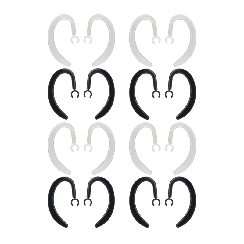 

1 Pair Rubber Rotary Retractable Earhook Earloop For Bluetooth Earphone Headset