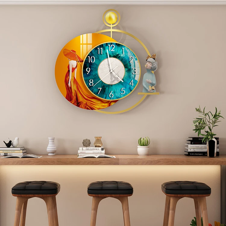 Large Modern Design Wall Clock Quarz Art Silent Digital Wall Clock