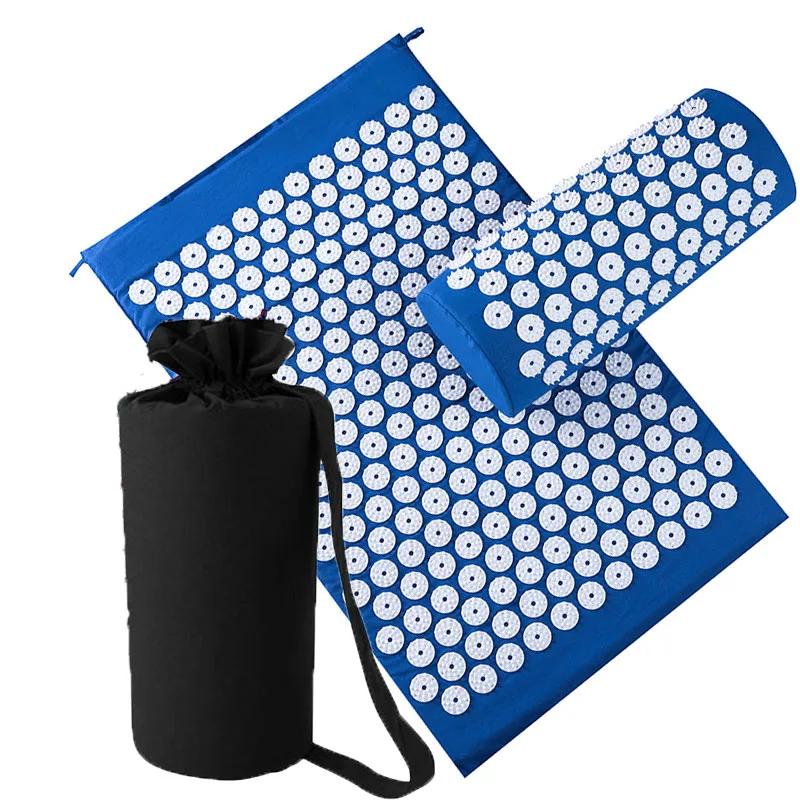 

Massage Mat Acupressure Mat 67cm*42cm Yoga Lotus Spike Acupuncture Mat Relieve Back Body Pain Spike Acupuncture Yoga Mat