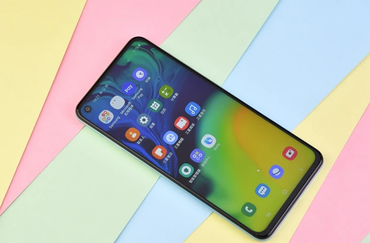 Разблокированный мобильный телефон samsung Galaxy A60 6," 6 ГБ ОЗУ 64 Гб ПЗУ 32 МП Тройная камера Две сим-карты