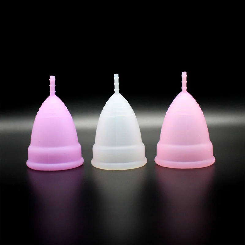 100% медицинская силиконовая Мягкая менструальная чаша Copa для женщин Женская