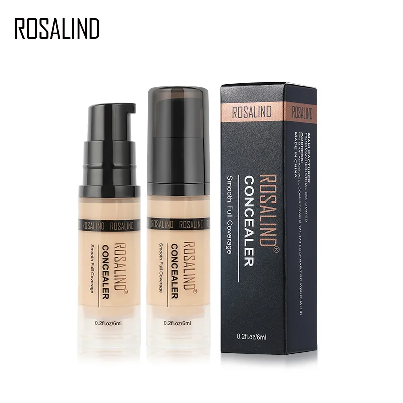 ROSALIND корректор для лица 6 мл 6 цветов полное покрытие Тональная основа для лица Косметика для макияжа контурирующий лицо макияж консилер