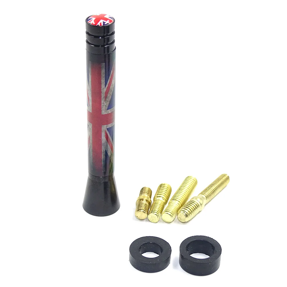 Retro red rice Для Mini Cooper S JCW R55 R56 R57 R60 F55 F56 Clubman Countryman Union Jack Автомобильная радио антенна fm антенна Antena аксессуары - Название цвета: Retro red rice