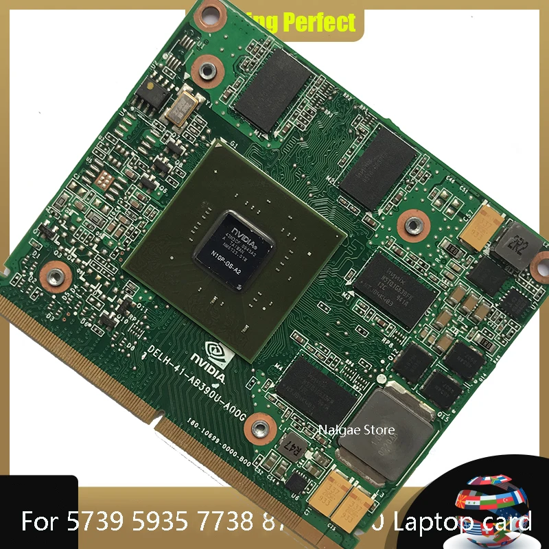Geforce-placa de Vídeo Gráfica para Acer Aspire gt 240m Gt240m 1gb Ddr3 N10p-gs-a2 5739 5935 7738 8735 8940 Laptop - Imagem 5