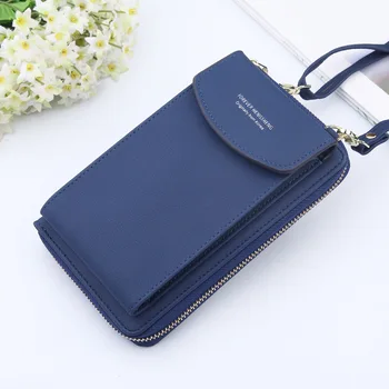 

New Women Clutch Lady Purse Zipper Phone Pocket Card Holder Long Wallet Shoulder Bag Phone Bags Female Wallets Ladies Carteras