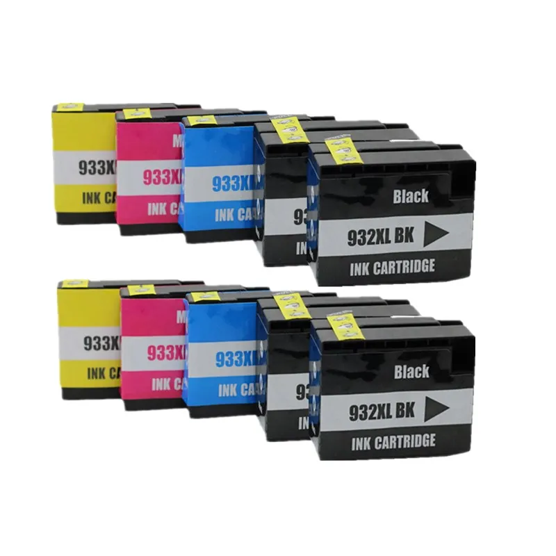 2SET 2BK 10PCS 932 933 XL 932XL 933XL чернильные картриджи для HP932 HP932XL HP933 HP933XL Officejet 6100 6600 6700 7110 7610 струйный принтер - Цвет: 2SET 2BK 10PCS
