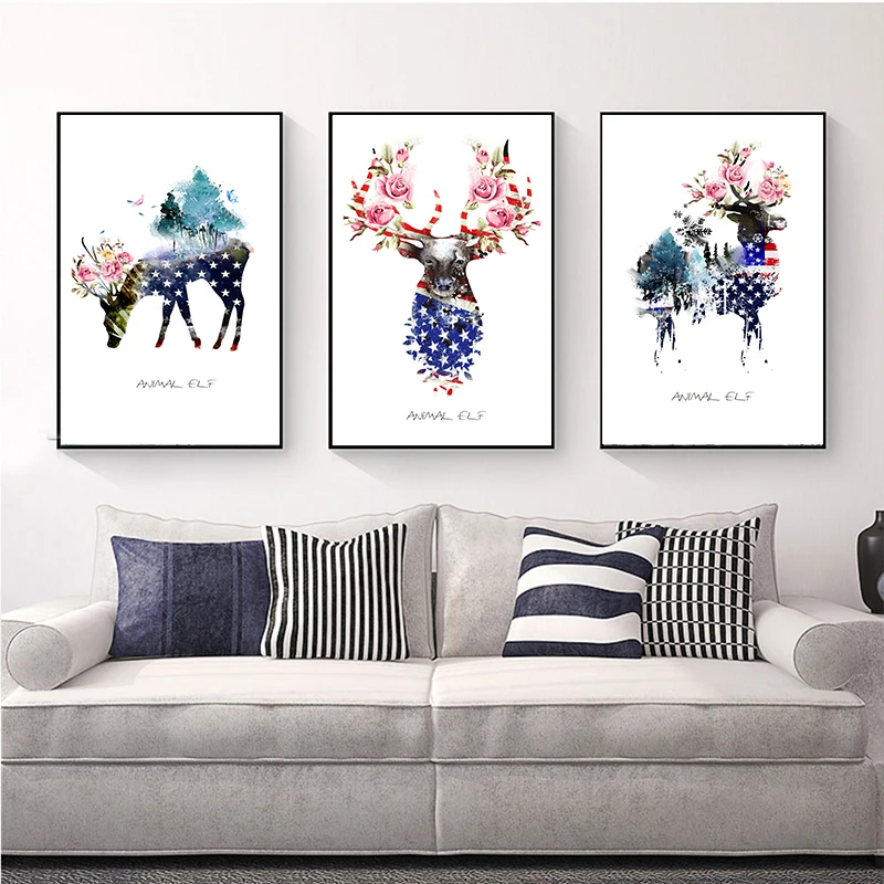 

Modern Home Decor Canvas Wall Art Home&Living Room Decoration Printed Oil Painting From Custom Photos Nordic Canvas Painting