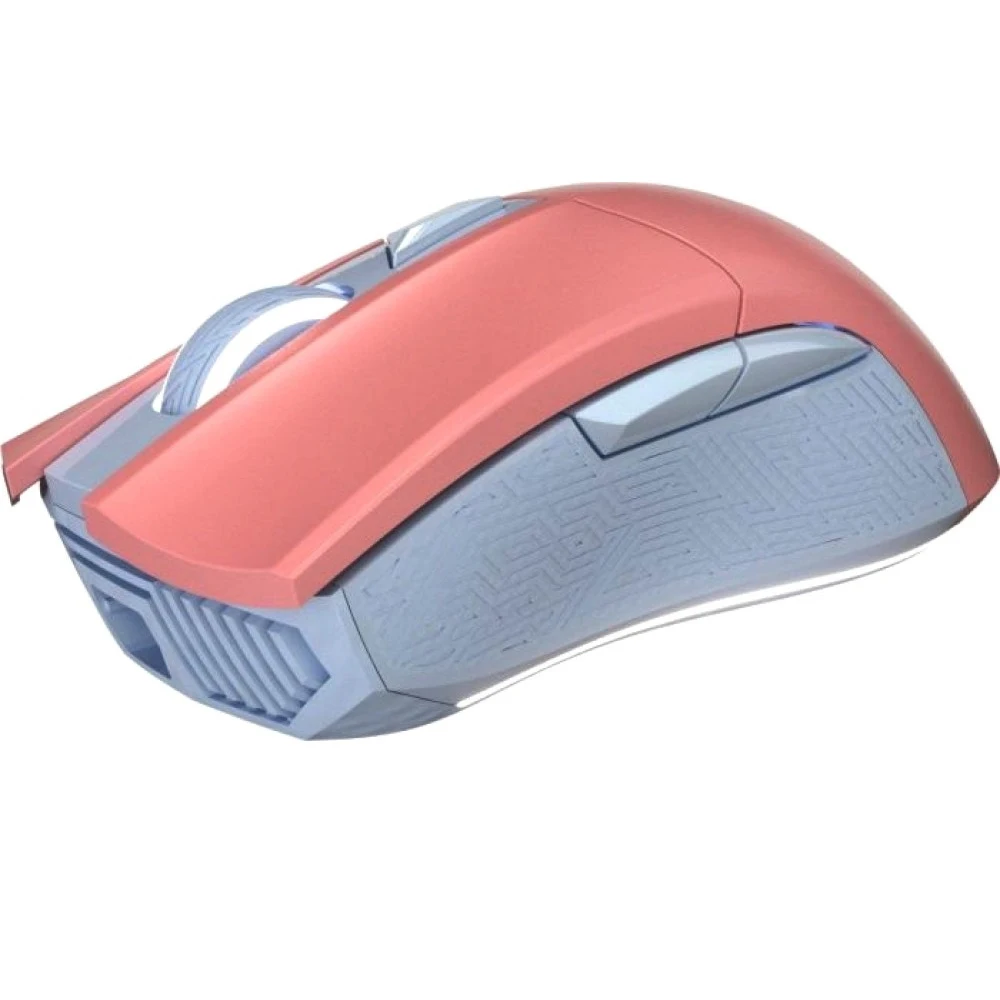 Мышь ASUS ROG Gladius II Origin PINK оптическая, проводная, 12000 dpi, USB, цвет: розовый/серый
