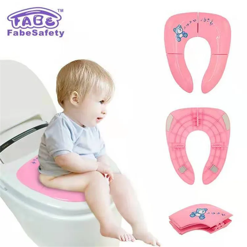 

Portable Baby Folding Potty Seat Toddler Toilet Travel Dedicated Training seat children Urinal Cushion Baby Toilet Essentials