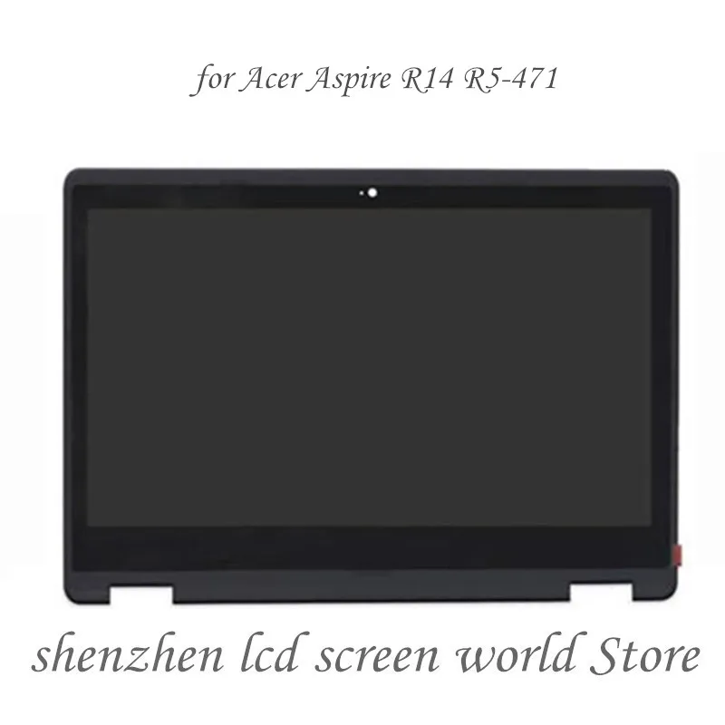 Для Acer Aspire R14 Φ ЖК-экран в сборе для ноутбука с сенсорным дигитайзером сенсорная