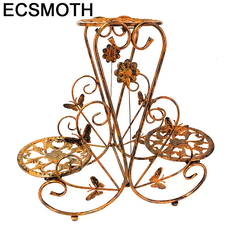 Exterior Mensola Porta Piante Terrasse Outdoor Decoration Metal Raflar Balcone Shelf Balkon Balcony Balcon Flower Iron Rack | Мебель