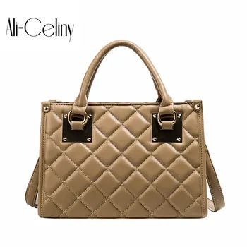 

Brand Originality Design Small bag women bag 2019 Fashion Joker shoulder bag Lingge portable messenger bag