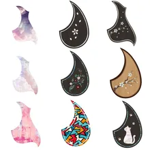 

DIY Guitar Pickguard Scratch Plate -Self-Adhesive Sticker For Acoustic Guitars Ultra Thin Guitar Soundhole Pickguard Accessories