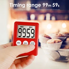 Kitchen Timer, Chef Cooking Timer Clock With Load Alarm, Mechanical - Magnetic Backing, 60 Minute Countdown Reminder 15 minute timer sauna hourglass wall rotating sand timer countdown clock 15 minute blue