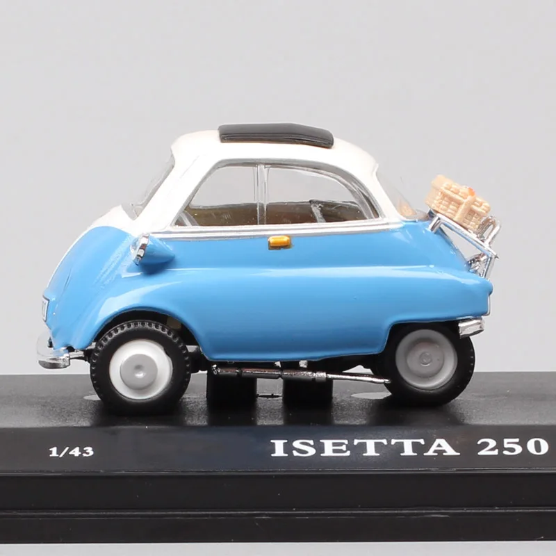 1:43 электронные весы старый ретро Cararama Isetta 250 пузырьковый автомобиль микрокар Diecasts& игрушки модели автомобилей детей 1955 акриловая коробка