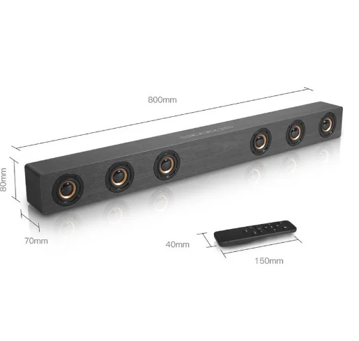 Home Theatre Soundbar TV HDMI Wireless Wooden