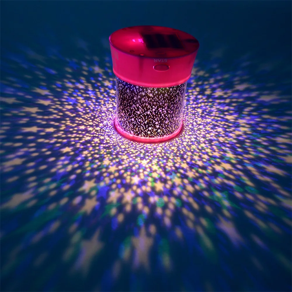 Светодиодный ночник Звездный светильник романтичный цветной с аккумулятором